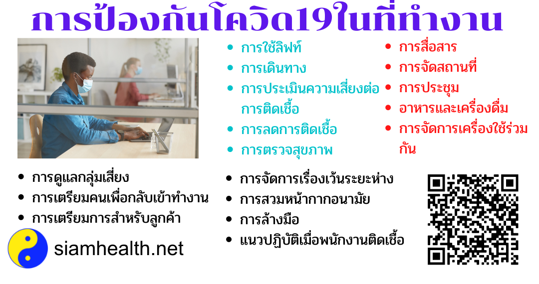 การป้องกันโควิดในที่ทำงาน